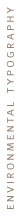 environmental typography